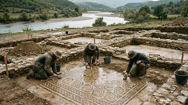 Αναφορές για Ψηφιδωτά της Ύστερης Αρχαιότητας Κοντά στον Ποταμό Αώο