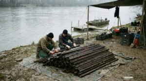Ανάκτηση 500 ράβδων σιδήρου από τον ποταμό Δούναβη στην Αυστρία